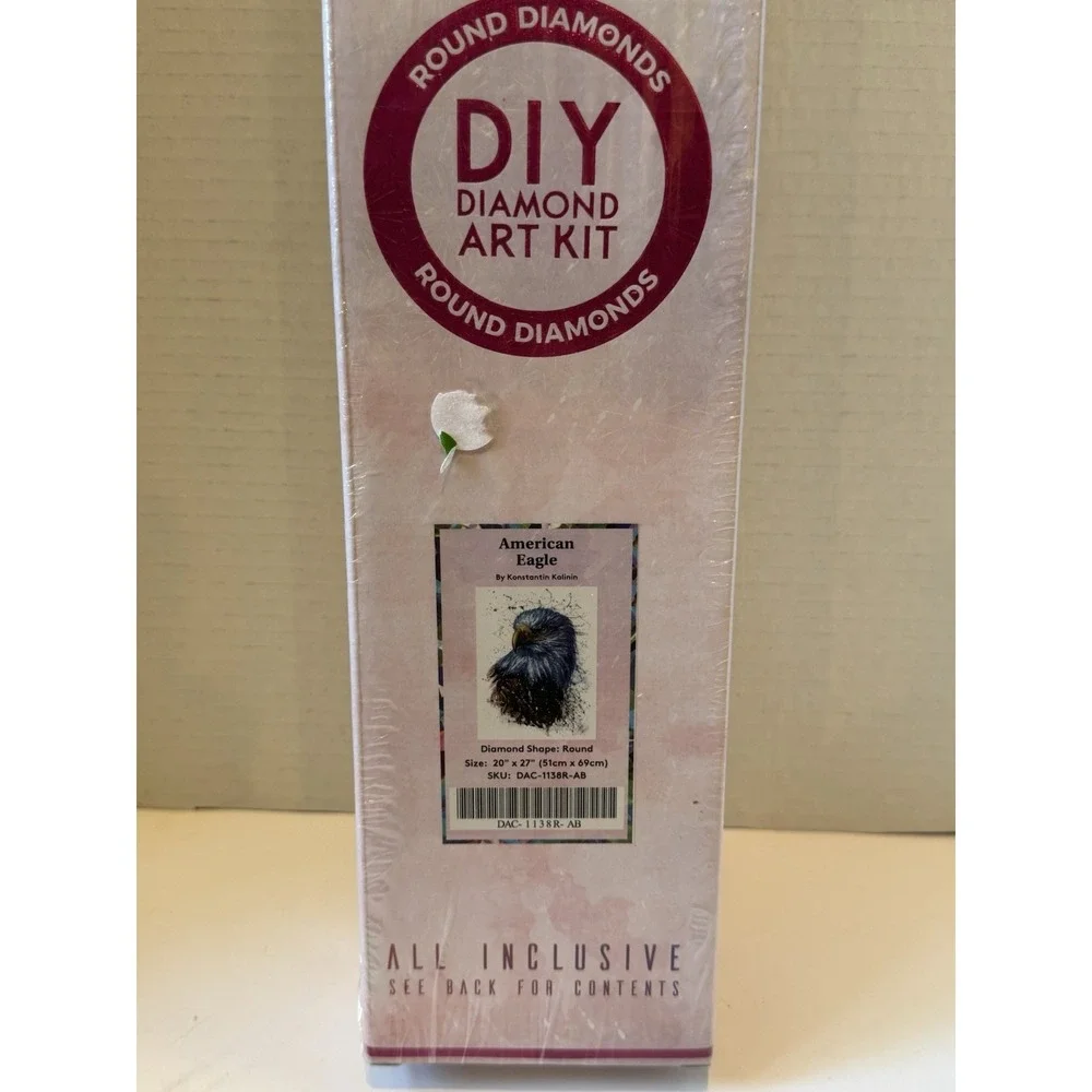 RARE SEALED LARGE Diamond Art Club Round Diamonds~American Eagle 20